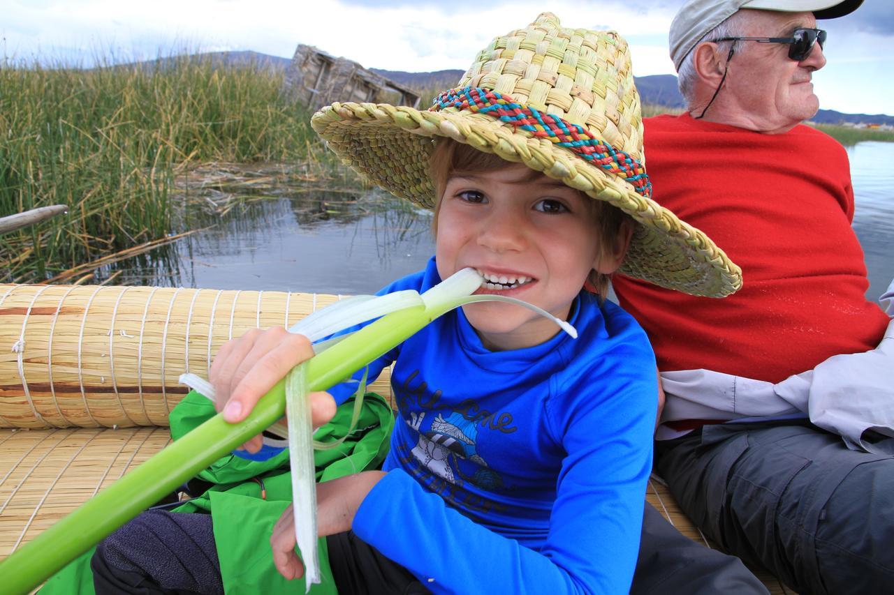 Uros Qhota Uta Lodge Puno Eksteriør bilde